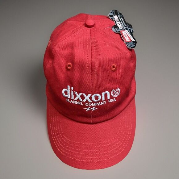 New Red Dixxon Flannel Company Adjustable Red Casual Hat Cap - Picture 1 of 15